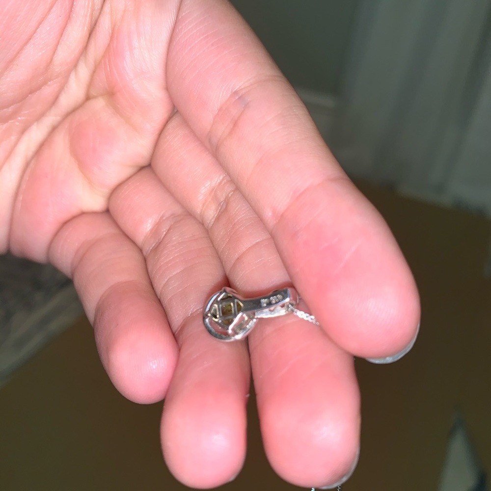 Periodt necklace white topaz sterling silver - Picture 4 of 6